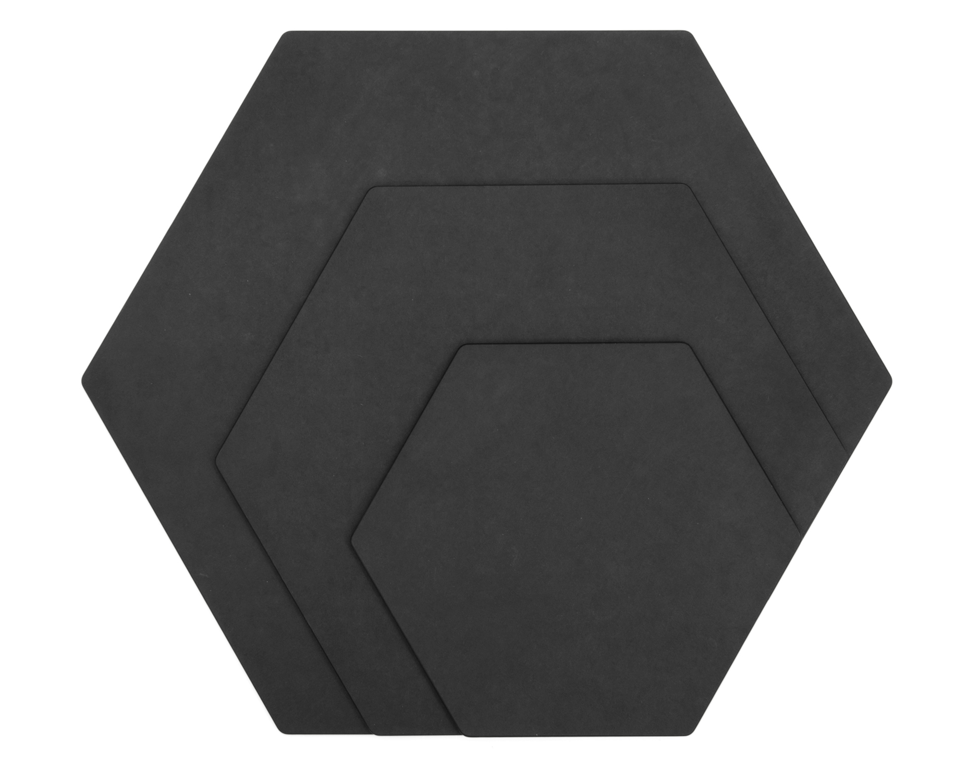 epicurean-serving board-display hexagon series-slate-sizes